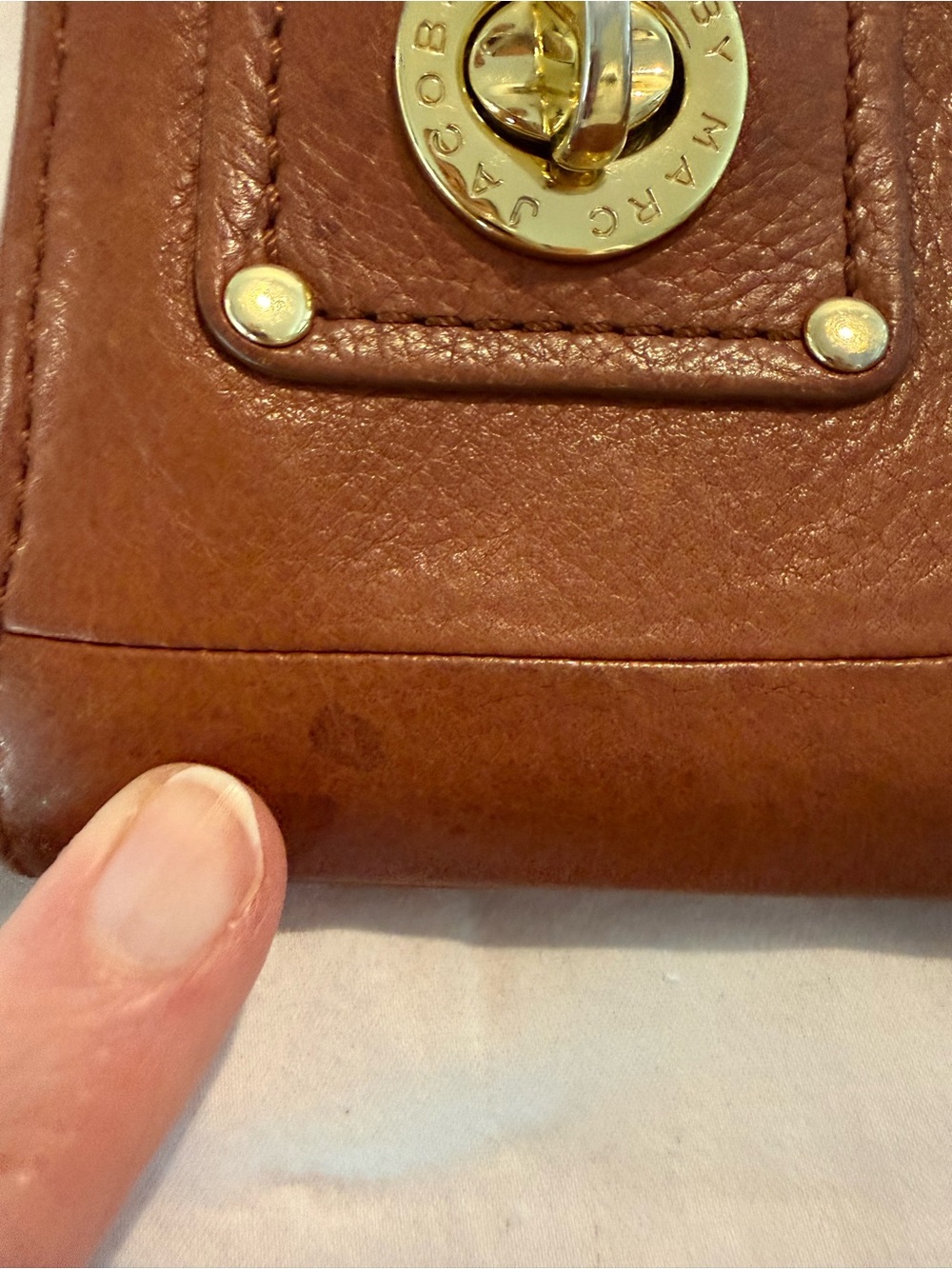 Marc by Marc Jacobs Tan/Brown Leather Wallet - Picture 2 of 5